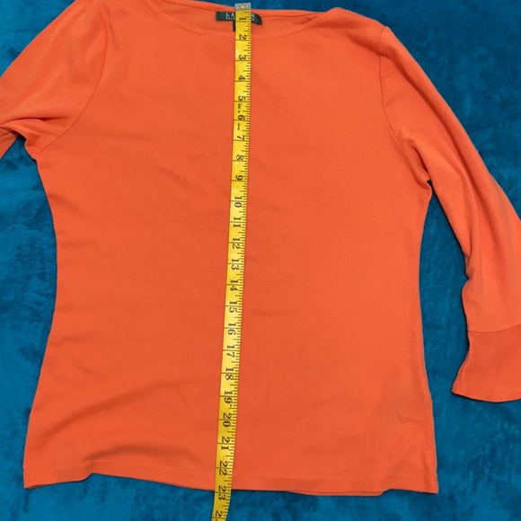 Lauren Ralph Lauren 3/4 Bell Sleeve Pullover - Picture 3 of 5